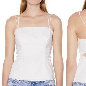Frame Cotton Strappy Tank Top